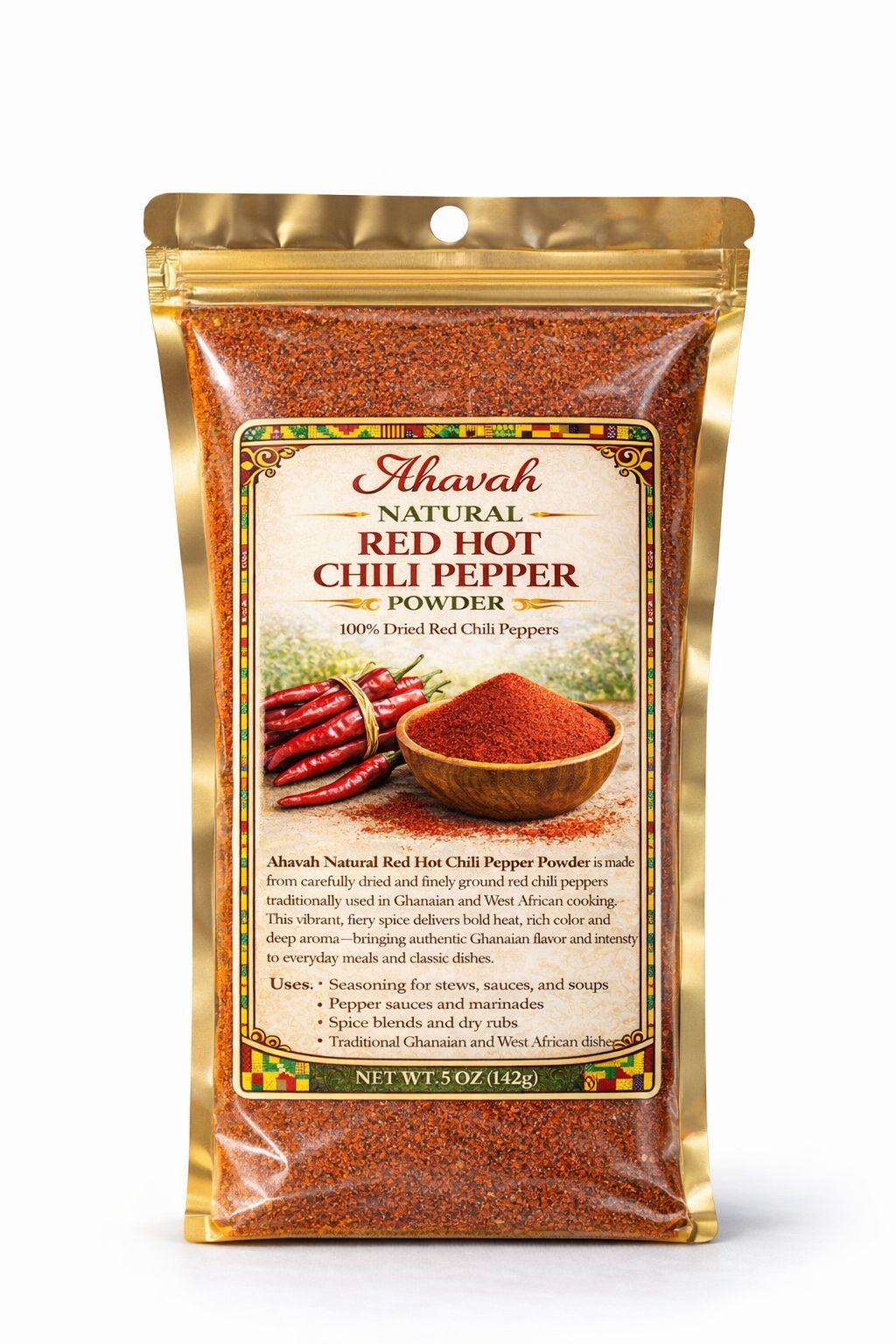 Ahavah Natural Hot Chili Peper Powder