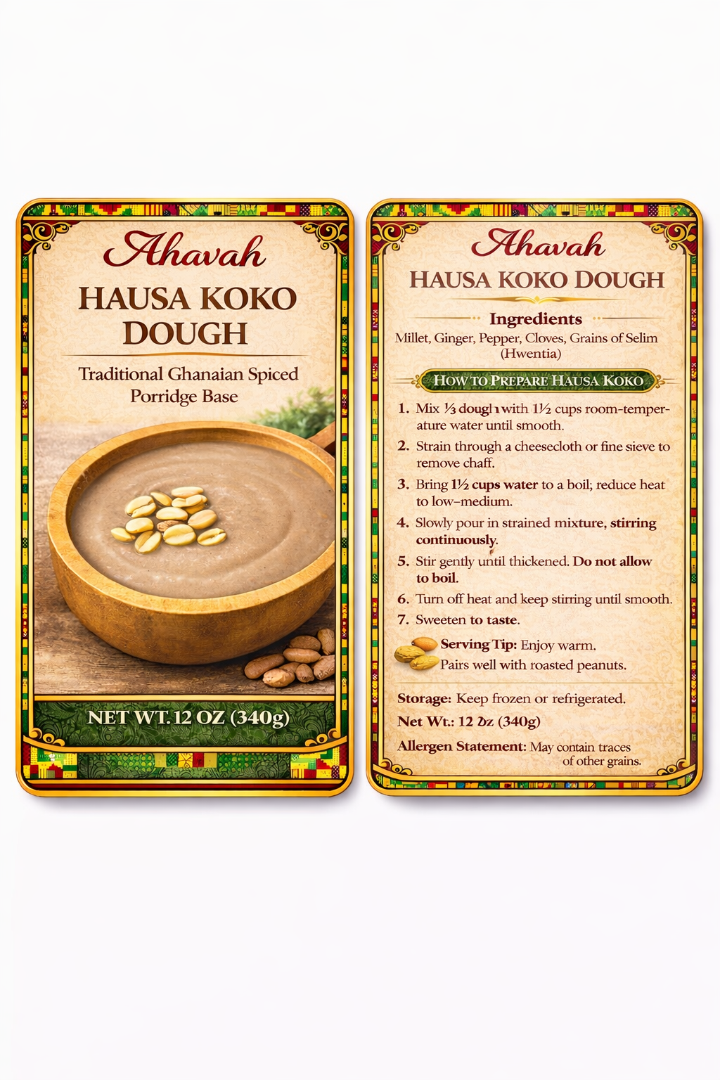 Ahavah Hausa Koko Dough