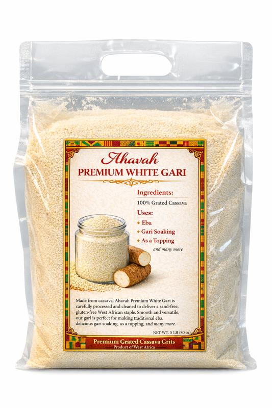 Ahavah Premium Gari (Yellow/White)